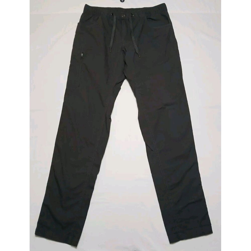 BYLT Black Ripstop Tactical Pants Large Elastic Waist‎ Cargo Pocket Drawstring